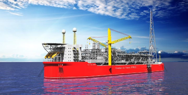Karish FPSO offshore Israel