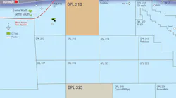 OPL 319 lease in the Dahomey basin offshore Nigeria