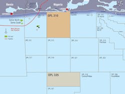 OPL 319 lease in the Dahomey basin offshore Nigeria OPL 319 lease in the Dahomey basin offshore Nigeria
