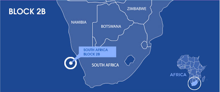 Block 2B offshore South Africa