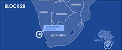 Block 2B offshore South Africa