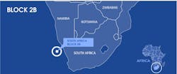 Block 2B offshore South Africa Block 2B offshore South Africa