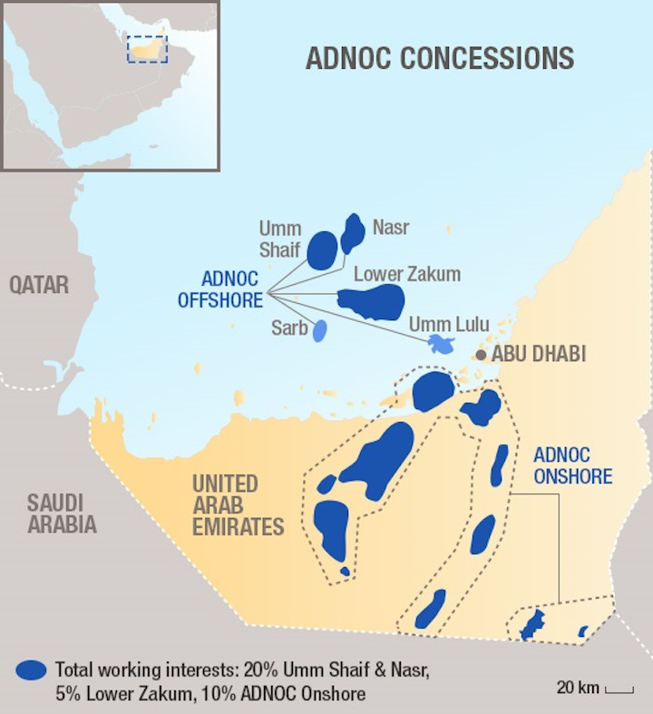 ADNOC concessions