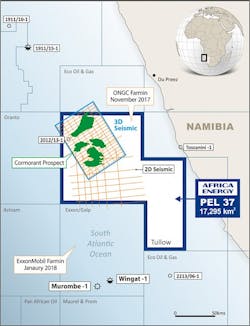 PEL 37 license offshore Namibia