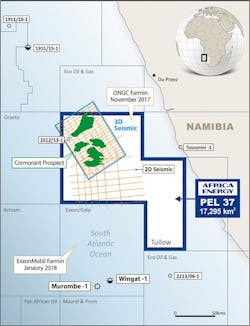 PEL 37 license offshore Namibia PEL 37 license offshore Namibia