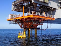 Sea Swift conductor supported platform installed in the Iguana field offshore Trinidad and Tobago Sea Swift conductor supported platform installed in the Iguana field offshore Trinidad and Tobago