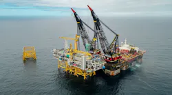 Johan Sverdrup riser platform installation offshore Norway