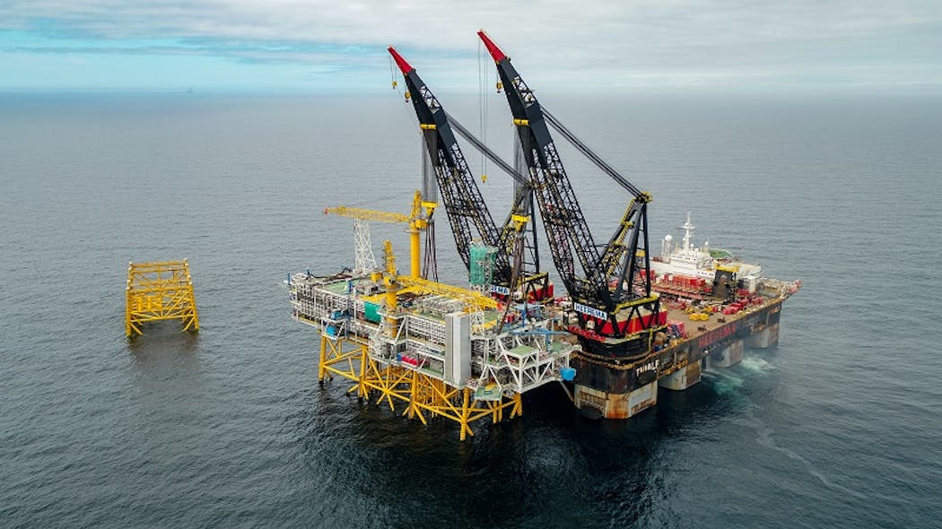 Thialf completes Sverdrup platform mating offshore Norway | Offshore