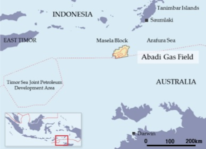 Abadi LNG project