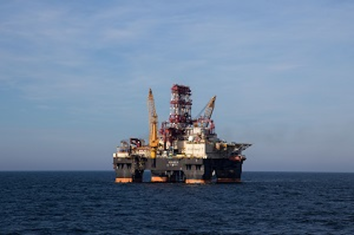 Scarabeo 9 semisubmersible drilling rig