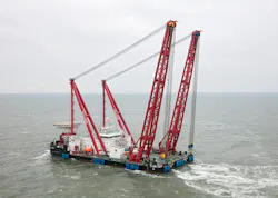 Scaldis' self-propelled DP-2 crane vessel Gulliver