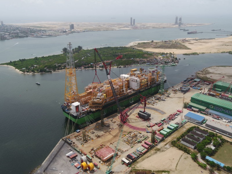 FPSO Egina module integration program in Lagos, Nigeria