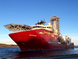 The AKOFS Seafarer well intervention vessel The AKOFS Seafarer well intervention vessel