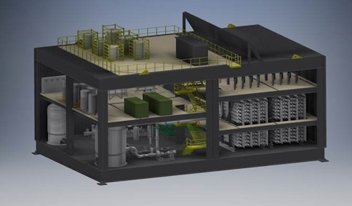 Seawater sulfate removal unit system