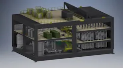 Seawater sulfate removal unit system