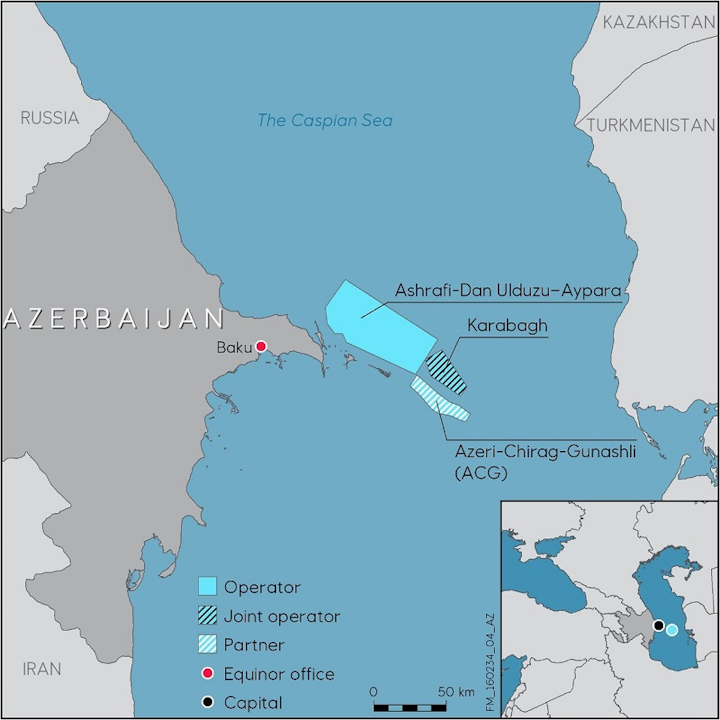 Karabagh in the Caspian Sea
