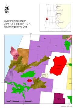 Appraisal wells 25/4-12 S and well 25/4-12 A in license PL203 in the Norwegian North Sea