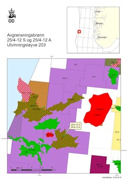 Appraisal wells 25/4-12 S and well 25/4-12 A in license PL203 in the Norwegian North Sea Appraisal wells 25/4-12 S and well 25/4-12 A in license PL203 in the Norwegian North Sea