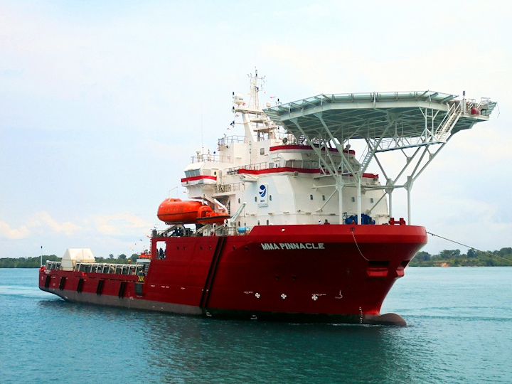 ROV support vessel MMA Pinnacle