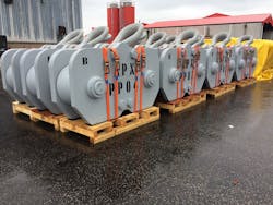 H-Links ready for load-out at InterMoor’s facility in Aberdeen H-Links ready for load-out at InterMoor’s facility in Aberdeen