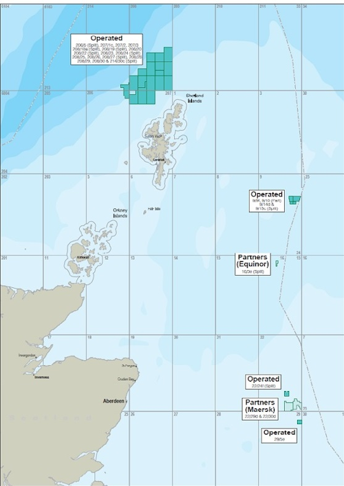 BP's licenses from the 30th offshore licensing round