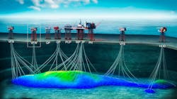 Valhall field layout Valhall field layout