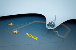 Wintershall&apos;s Nova subsea tieback to the Gj&oslash;a semisubmersible platform in the Norwegian North Sea