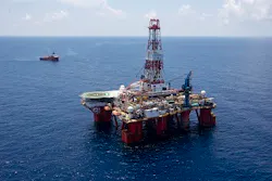 Japan Drilling Co.’s semisubmersible Hakuryu-5