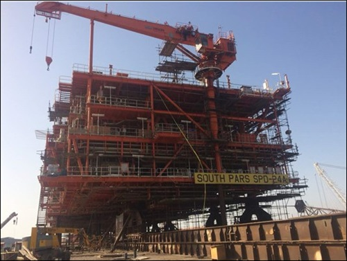 South Pars platform 24A