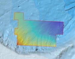 High-resolution bathymetric data acquired by Fugro