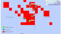 Dover oil discovery in the deepwater Gulf of Mexico