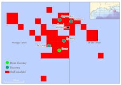 Dover oil discovery in the deepwater Gulf of Mexico Dover oil discovery in the deepwater Gulf of Mexico