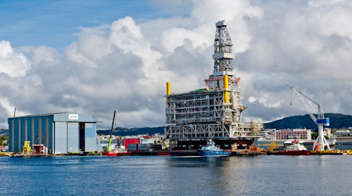 Johan Sverdrup drilling platform topsides