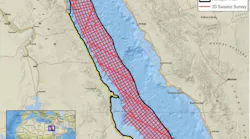 2D long-offset, broadband multi-client seismic survey in the Egyptian Red Sea