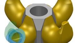 3D printed steel crane hook 3D printed steel crane hook