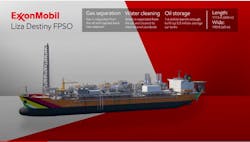 FPSO Liza Destiny for the ExxonMobil-operated Liza Phase 1 project offshore Guyana FPSO Liza Destiny for the ExxonMobil-operated Liza Phase 1 project offshore Guyana