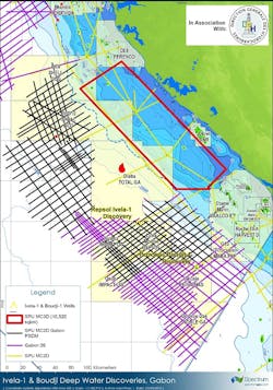 Ivela-1 exploration well in the Luna Muetse (E13) block offshore Gabon Ivela-1 exploration well in the Luna Muetse (E13) block offshore Gabon