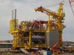 Culzean platform components Culzean platform components