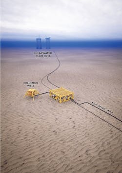 Columbus gas/condensate field in the UK central North Sea Columbus gas/condensate field in the UK central North Sea
