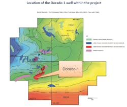 Dorado-1 explorationwell offshore Western Australia