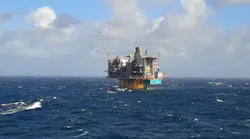 Rowan Viking jackup at the Edvard Grieg field on the Utsira High offshore Norwau
