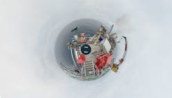 3D design model and partial digital survey of the Solan platform 3D design model and partial digital survey of the Solan platform