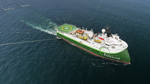 Polarcus Naila seismic survey vessel