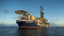 Stena Carron drillship offshore Guyana