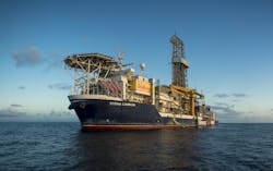 Stena Carron drillship offshore Guyana