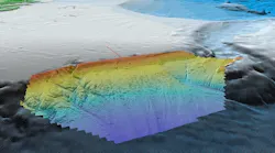 High-resolution bathymetric map of the Carson basin offshore Newfoundland
