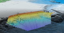 High-resolution bathymetric map of the Carson basin offshore Newfoundland