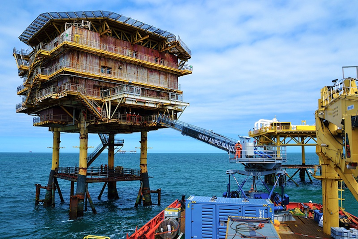 Ampelmann gangway system