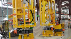 Enpro Subsea's flow access modules awaiting deployment in the Gulf of Mexico