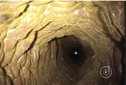 Pre-clean of the caisson on the Scott platform Pre-clean of the caisson on the Scott platform